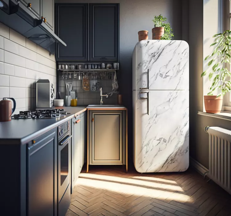 Vinilo con textura mármol blanco - TenVinilo