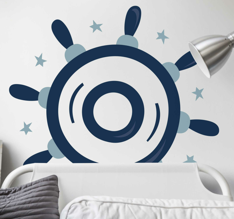 Vinilo decorativo timón - TenVinilo