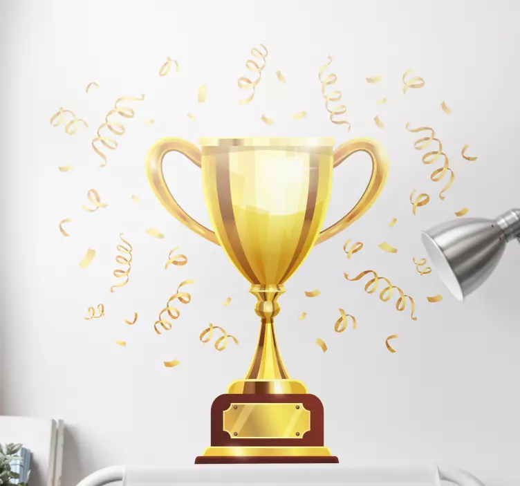 Vinilo Trofeo y confeti - TenVinilo