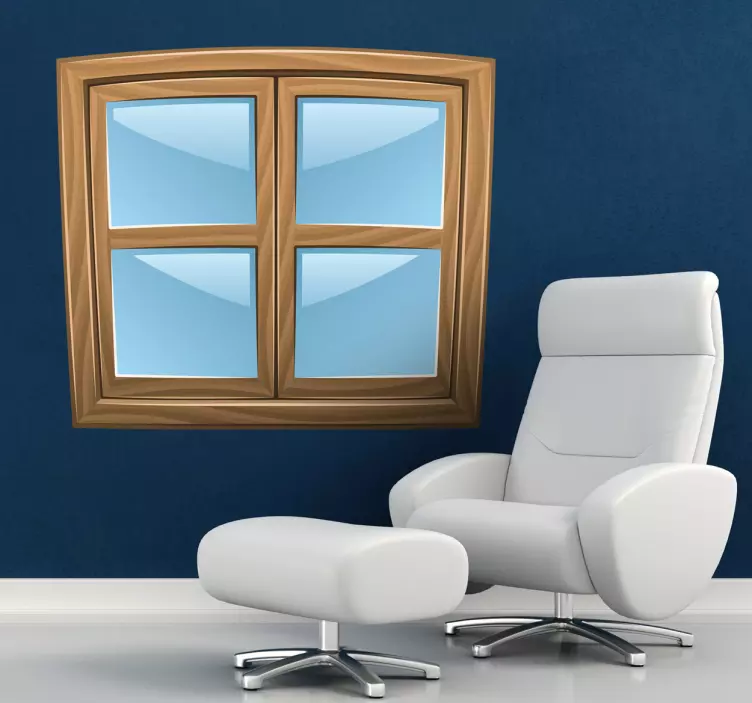 Vinilo decorativo ventana cómic cerrada - TenVinilo