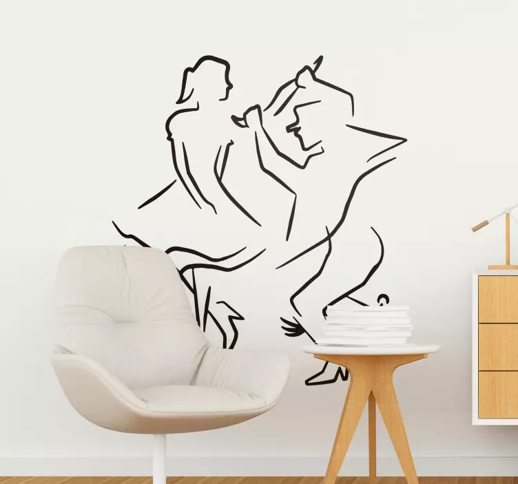 Vinilo dormitorio la cueca - TenVinilo