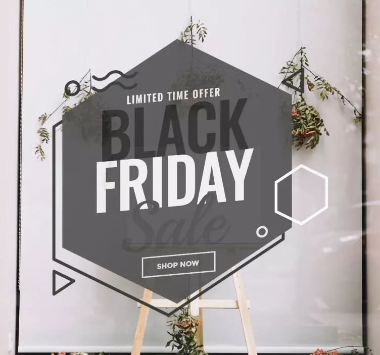 Vinilo Black Friday oferta promocional de venta - TenVinilo