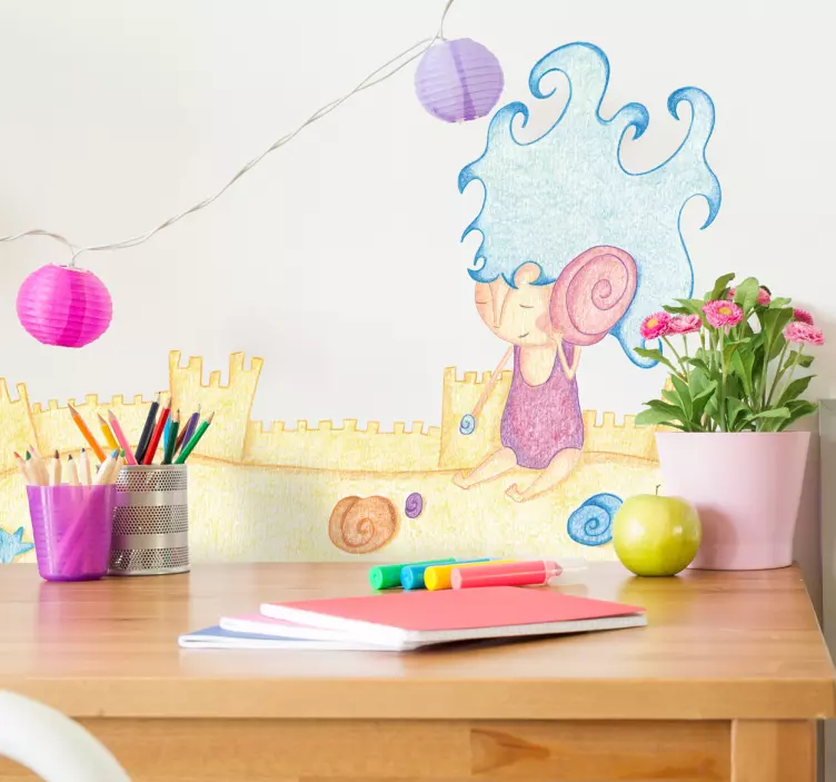 Vinilo infantil caracolas - TenVinilo