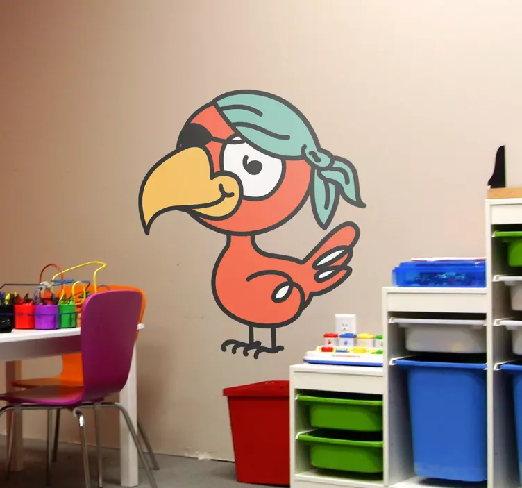 Vinilo infantil loro pirata - TenVinilo