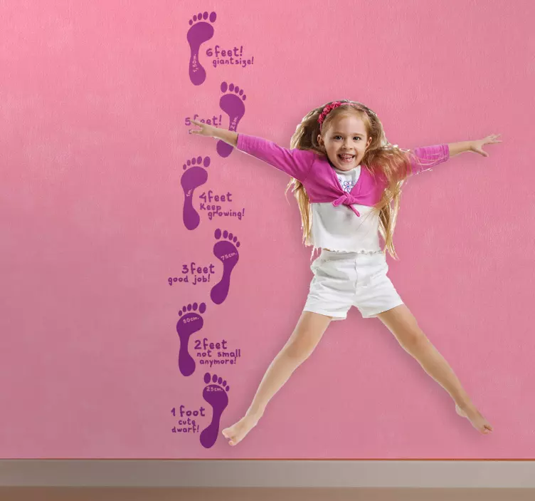 Vinilo infantil medidor - TenVinilo