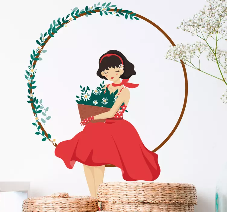 Vinilo infantil niña buena - TenVinilo