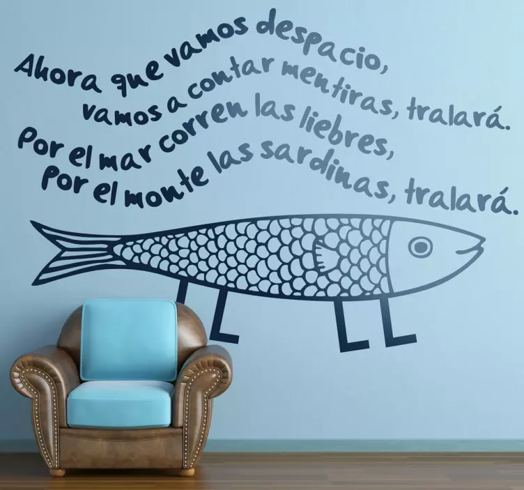 Vinilo infantil vamos a contar mentiras - TenVinilo