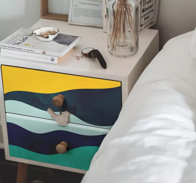 Vinilo para muebles colores dibujados - TenVinilo