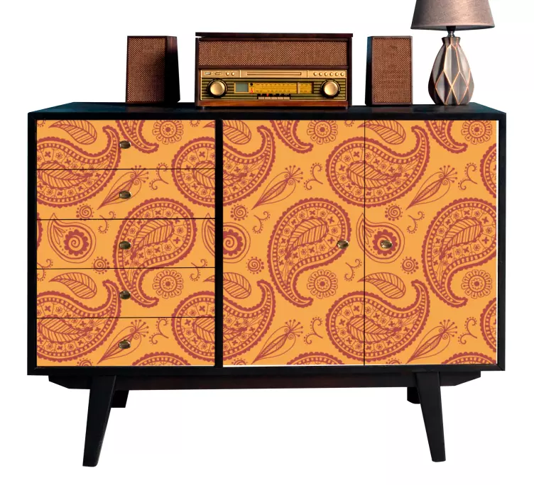 Vinilo para mueble Colores muy calientes - TenVinilo