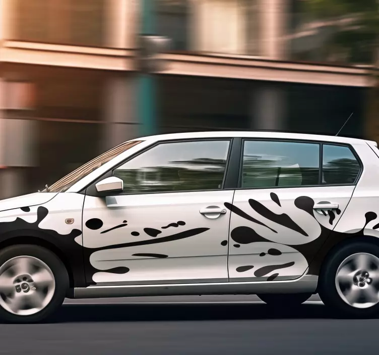 Pegatina para coche manchas de pintura - TenVinilo