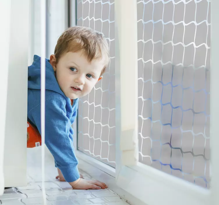 Vinilo para cristales portería fútbol - TenVinilo