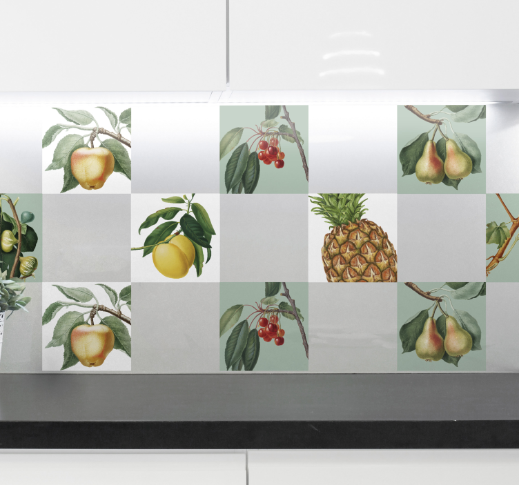 Azulejos adhesivos Frutas frescas - TenVinilo