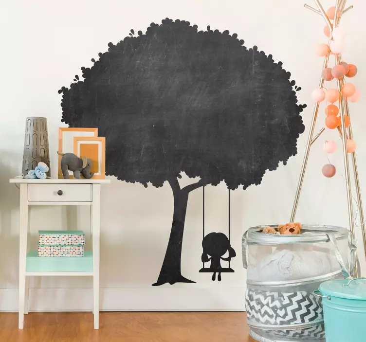 Vinilo pared para niños árbol infantil - TenVinilo