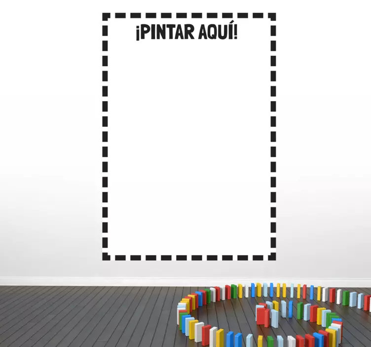 Vinilo pizarra vileda espacio pintar - TenVinilo