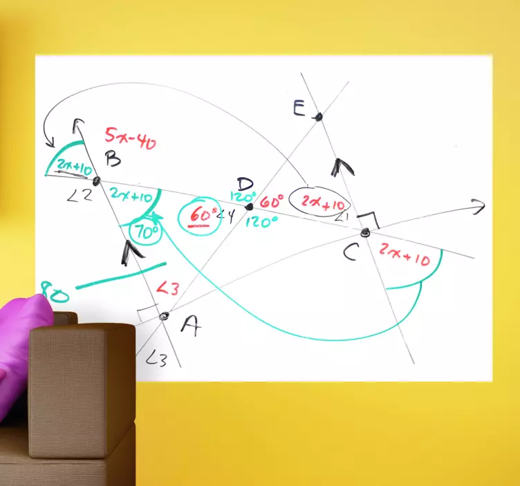 Vinilo pizarra vileda plano - TenVinilo