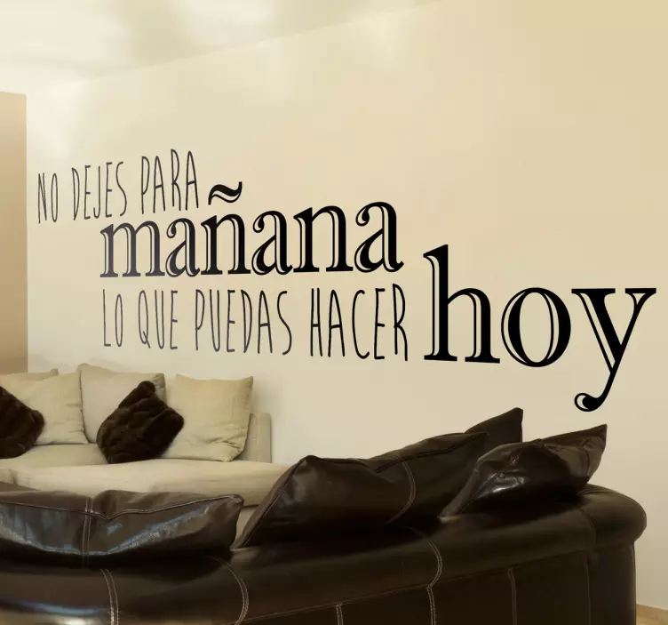 Vinilo refranes no dejes - TenVinilo