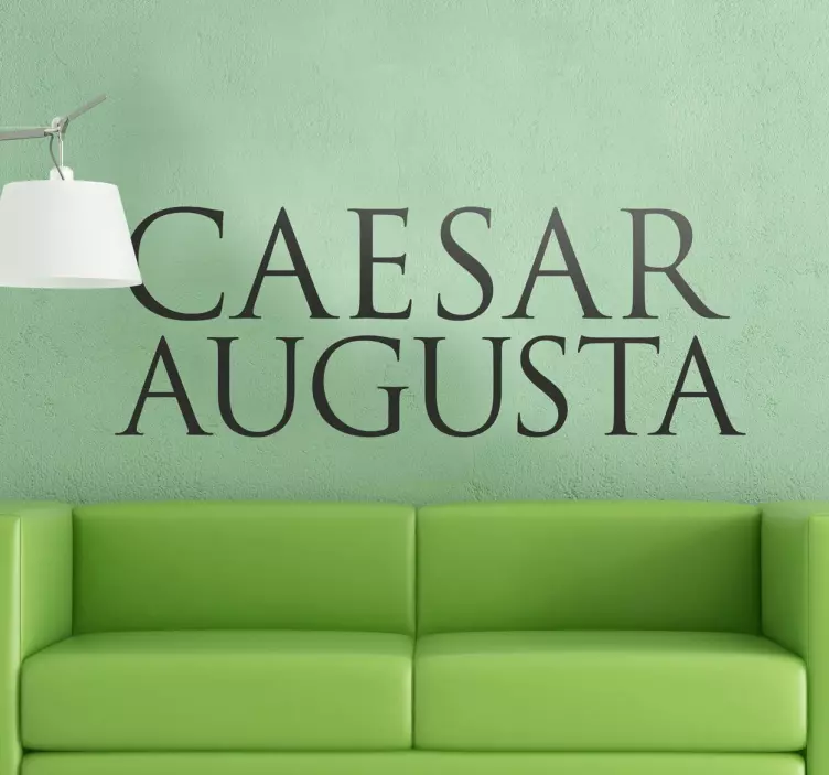 Vinilos decorativos Zaragoza Caesaraugusta - TenVinilo