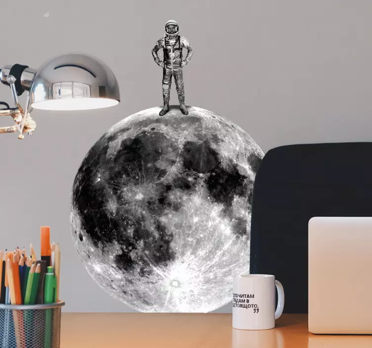 Vinilos del espacio astronauta retro - TenVinilo