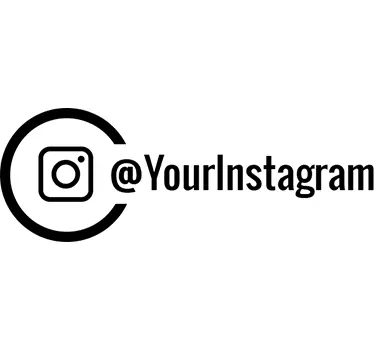 Vinilo escaparate para negocios instagram - TenVinilo