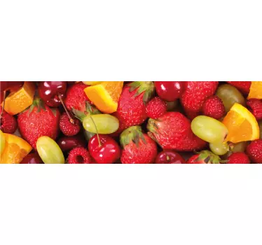 Adhesivo decorativo para cocina de frutas - TenVinilo