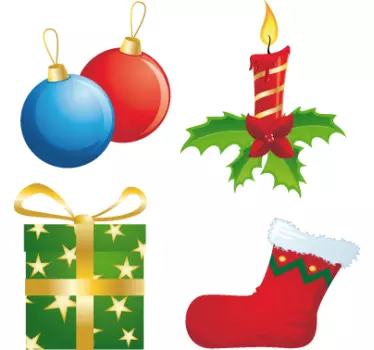 Vinilo decorativo stickers navidad - TenVinilo