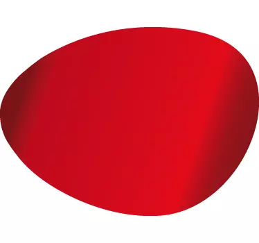 Adhesivo curvas rojo oferta - TenVinilo