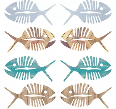 Pegatinas peces marinos - TenVinilo