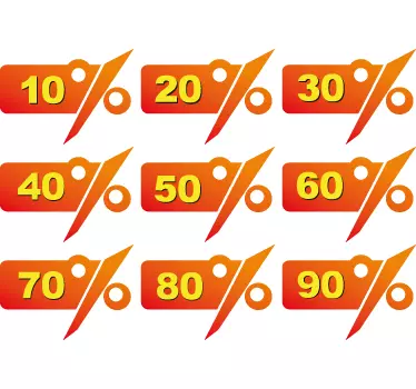 Adhesivos stickers descuentos - TenVinilo