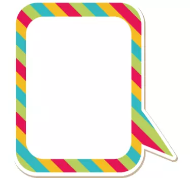 Pegatina personalizada infantil comic - TenVinilo