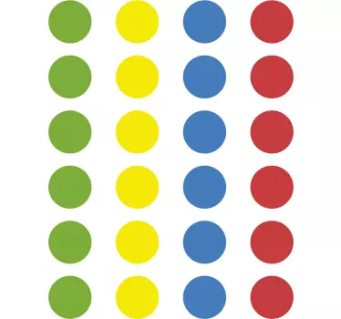 Pegatinas para suelo infantil twister - TenVinilo