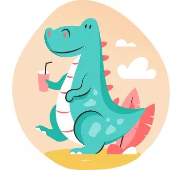 Vinilo de T-rex infantil - TenVinilo