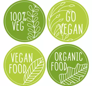 Vinilo decorativo para tienda temas veganos - TenVinilo