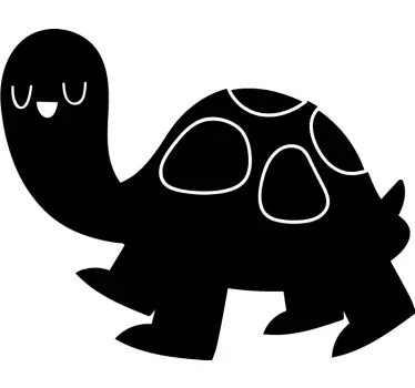 Vinilo adhesivo animal tortuga gigante - TenVinilo