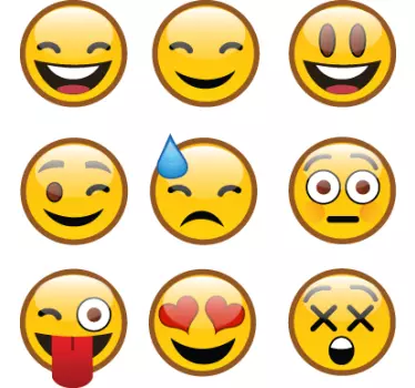 Adhesivos emoticonos whatsapp - TenVinilo