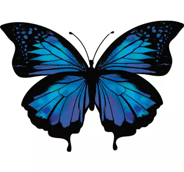 Vinilo de mariposa Hermosas y coloridas mariposas - TenVinilo