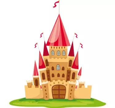 Vinilo infantil castillo del príncipe - TenVinilo