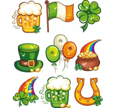Adhesivo coleccion Saint Patricks - TenVinilo