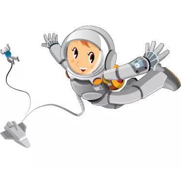 Vinilo infantil paseo espacial - TenVinilo