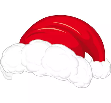 Adhesivo sombrero Papa Noel - TenVinilo