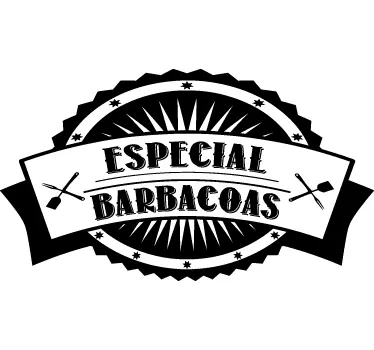 Vinilo decorativo especial barbacoas - TenVinilo