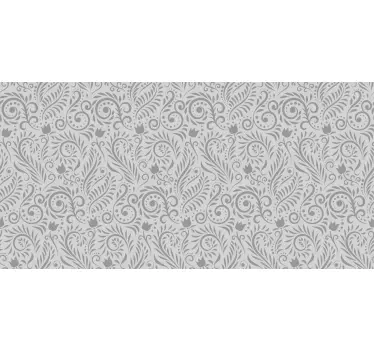 Vinilo mueble Fondo de flores ornamentales vintage - TenVinilo
