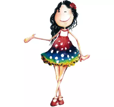 Vinilo infantil Lola by Lol Malone - TenVinilo