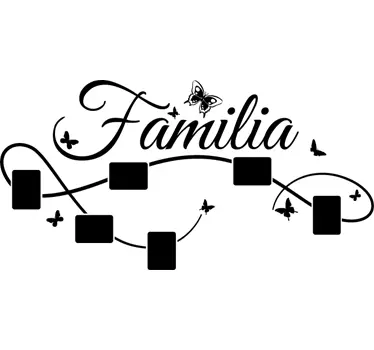 Vinilo decorativo fotos familia - TenVinilo