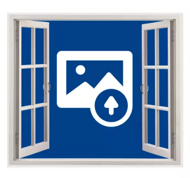 Vinilo 3d ventana vistas personalizadas - TenVinilo
