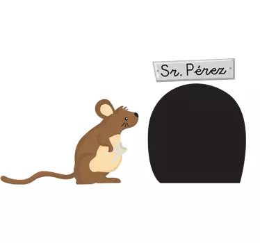 Vinilo decorativo cuento infantil Ratón Pérez - TenVinilo