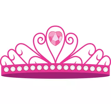 Vinilo decorativo corona princesa - TenVinilo