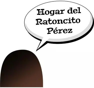 Adhesivo hogar ratoncito Pérez - TenVinilo