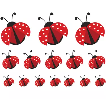 Sticker mariquitas - TenVinilo