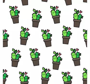 Vinilo adhesivo para muebles de cactus  - TenVinilo