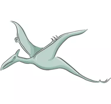 Vinilo decorativo dibujo pterodáctilo - TenVinilo